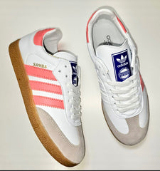 Zapatillas Adidas Samba Blanco Rosa