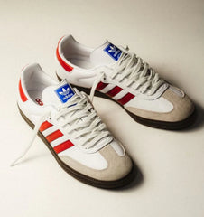 Zapatillas Adidas Samba Blanco Rojo