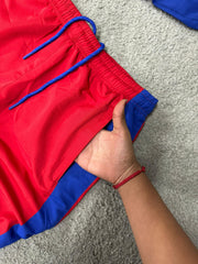 Chandal LACOSTE rojo-azul