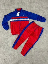 Chandal LACOSTE rojo-azul