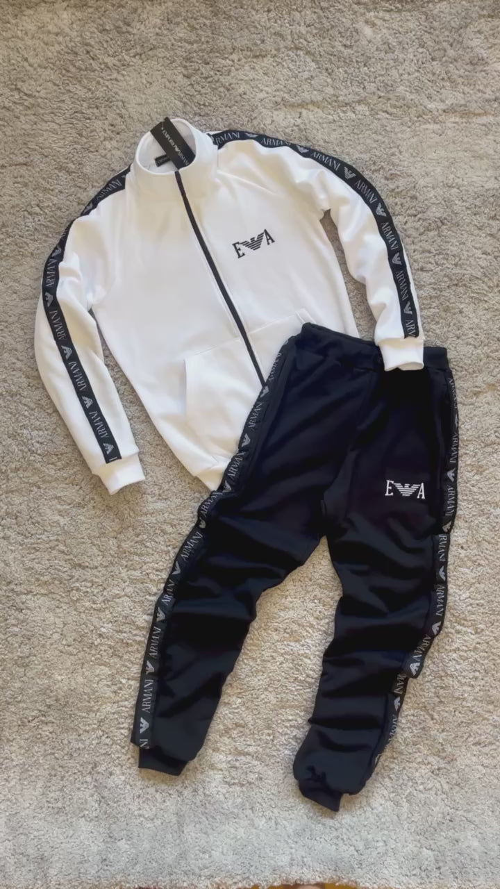 Chandal EMPORIO ARMANI negro y blanco