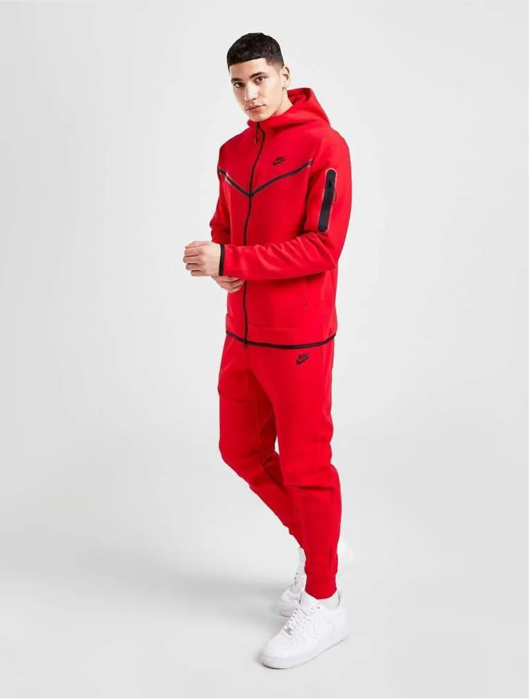 Chandal Nike Tech Fleece Rojo