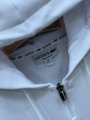 Chándal Lacoste blanco con tiras