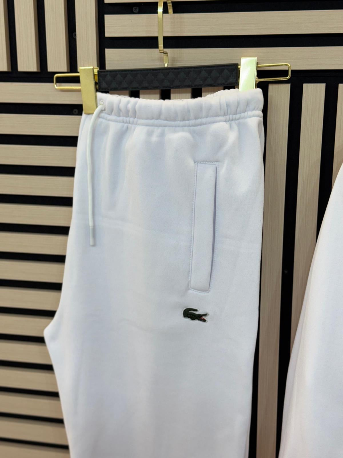 Chandal Lacoste mujer blanco